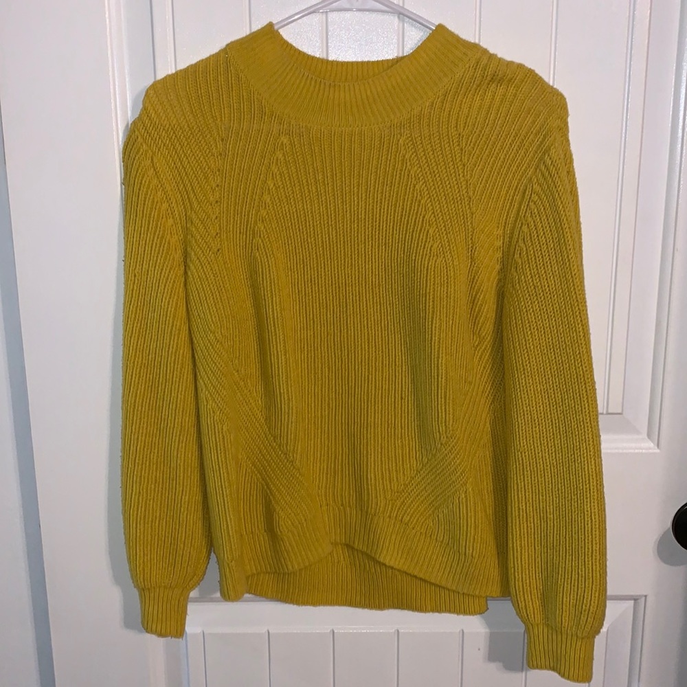 Yellow sweater